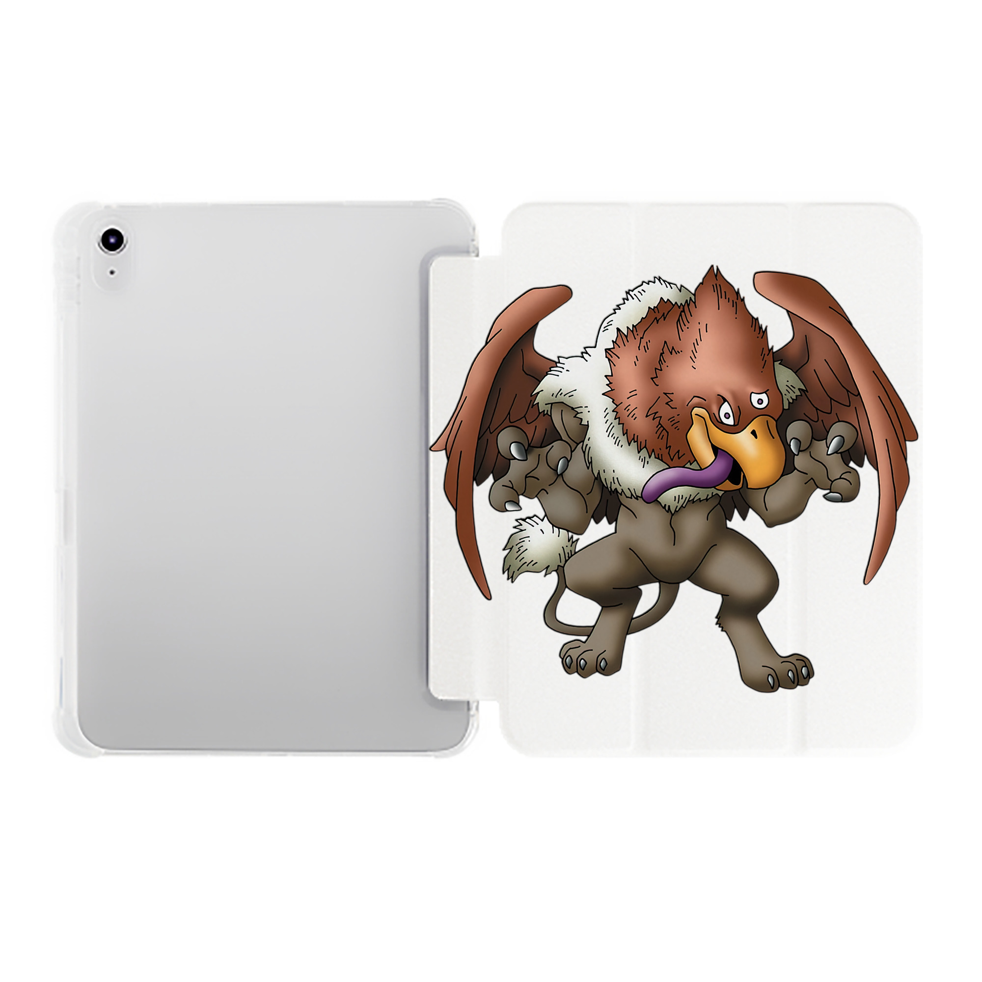 （画像用） ドラゴンクエスト Doragon Kuesuto Dragon Quest IPad ケース ペン収納付き 三つ折りスタンド PUレザー×シリコン 対応機種9.5/10.5/10.9インチ